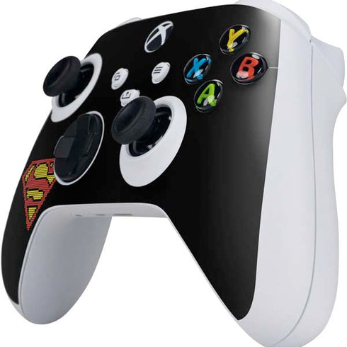 DC Comics Superman Logo Pixels Xbox Series S Controller Skin